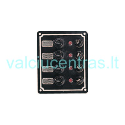 12V Jungiklių skydelis (vandeniui nepralaidus) 4